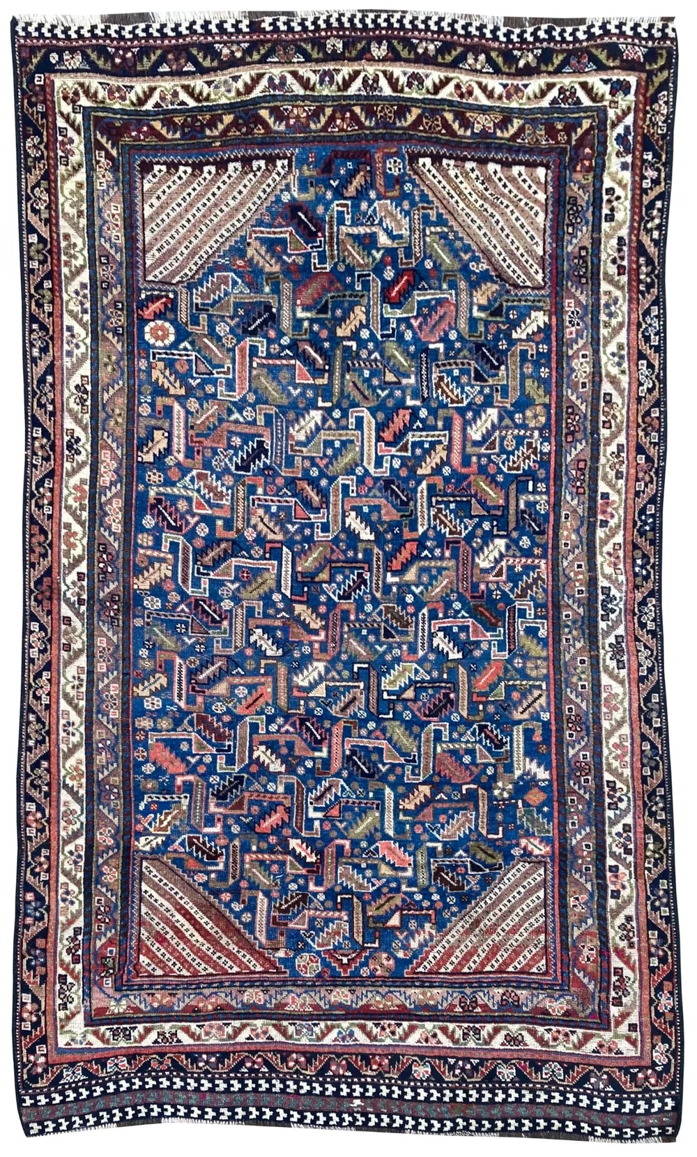 Antique Qashqai Rug 2.00m x 1.18m — Rug Addiction